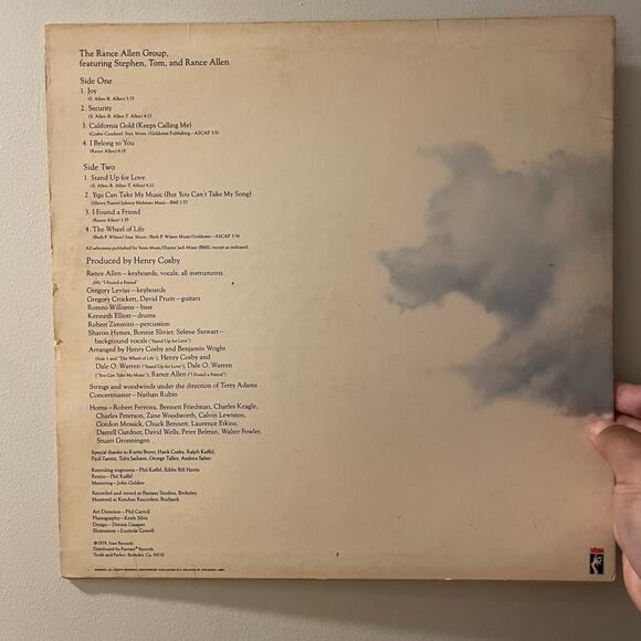 Rance Allen - Straight From The Heart LP soul funk gospel - Picture 2 of 4